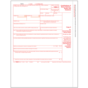 Preprinted 5498 and 1098 Forms